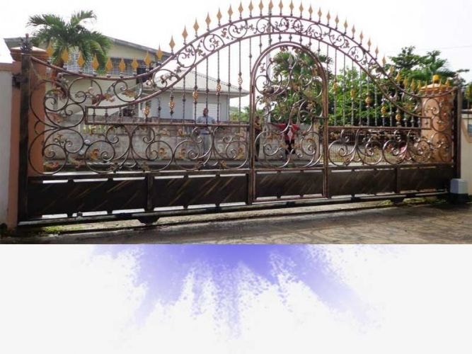 Steel gate fabrication